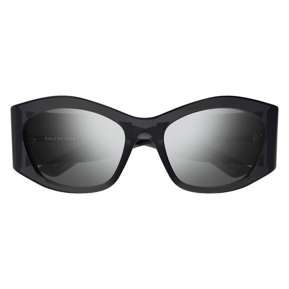 New BALENCIAGA Everyday Grey Square BB0329S 003 Sunglasses Women - Picture 2 of 4
